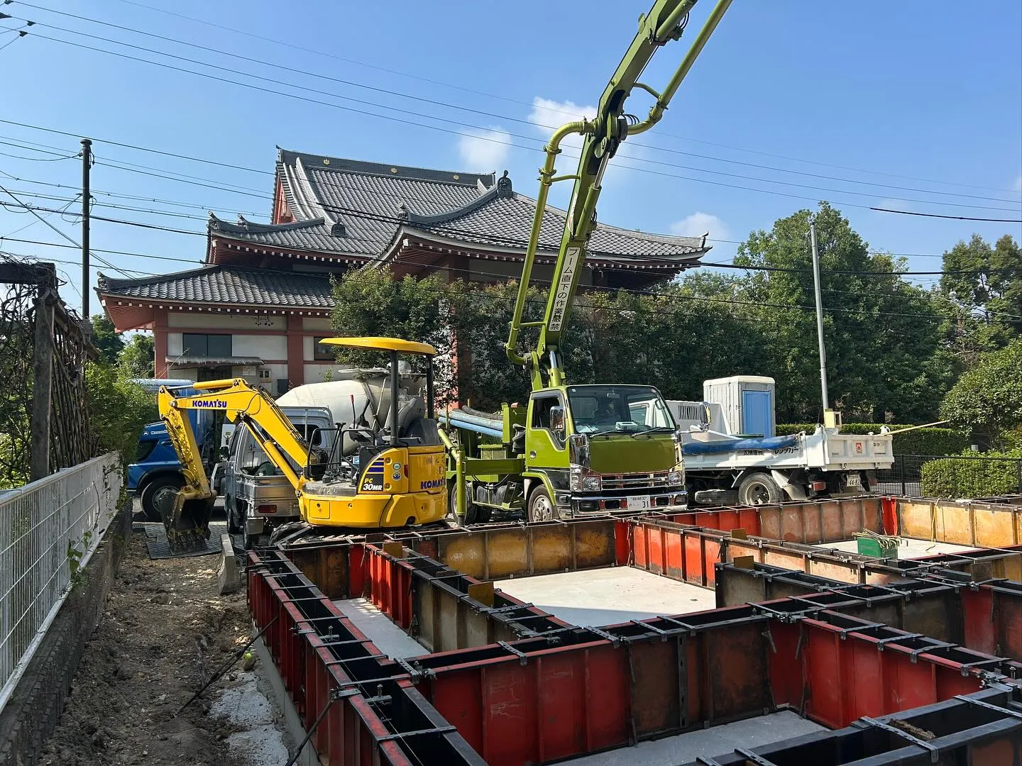 ボタニカルハウス　基礎工事完了