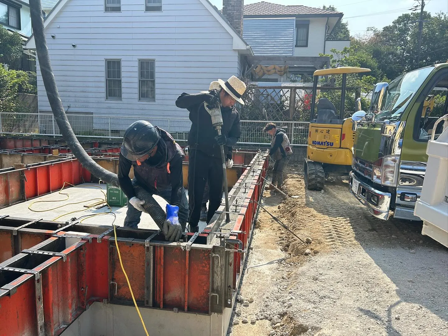 ボタニカルハウス　基礎工事完了