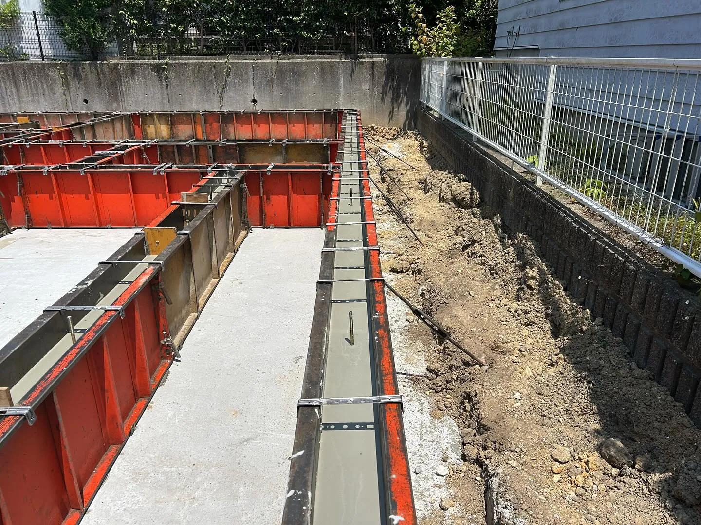 ボタニカルハウス　基礎工事完了
