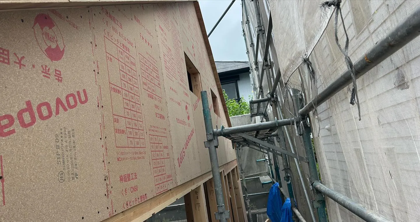 ボタニカルハウス　上棟から1週間